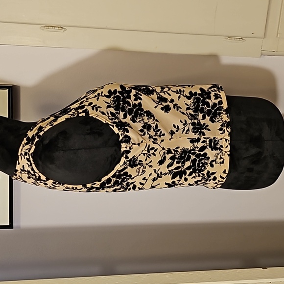 Floral Nude Illusion Top XL - Picture 3 of 8